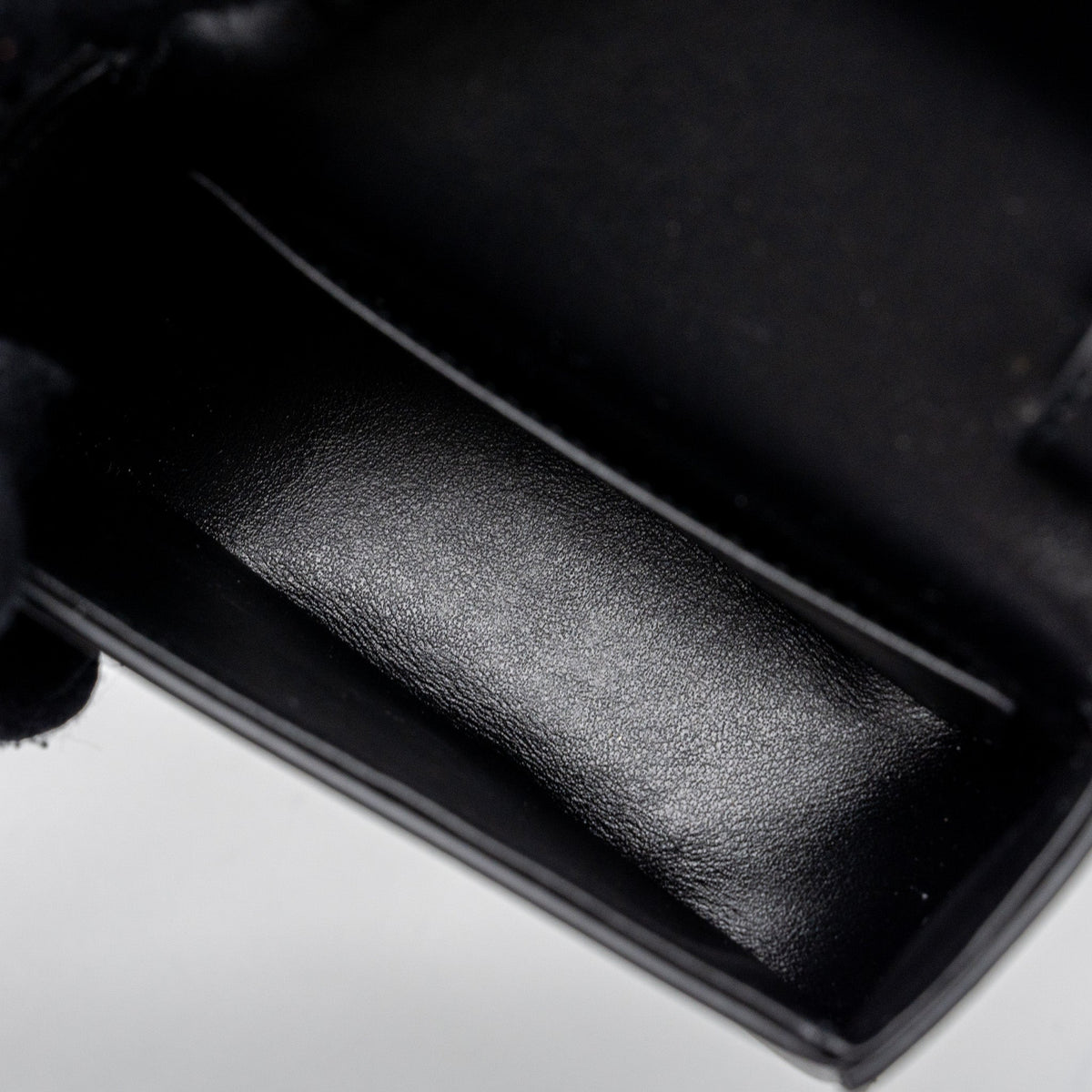 Celine Claude Shiny Calfskin Black GHW