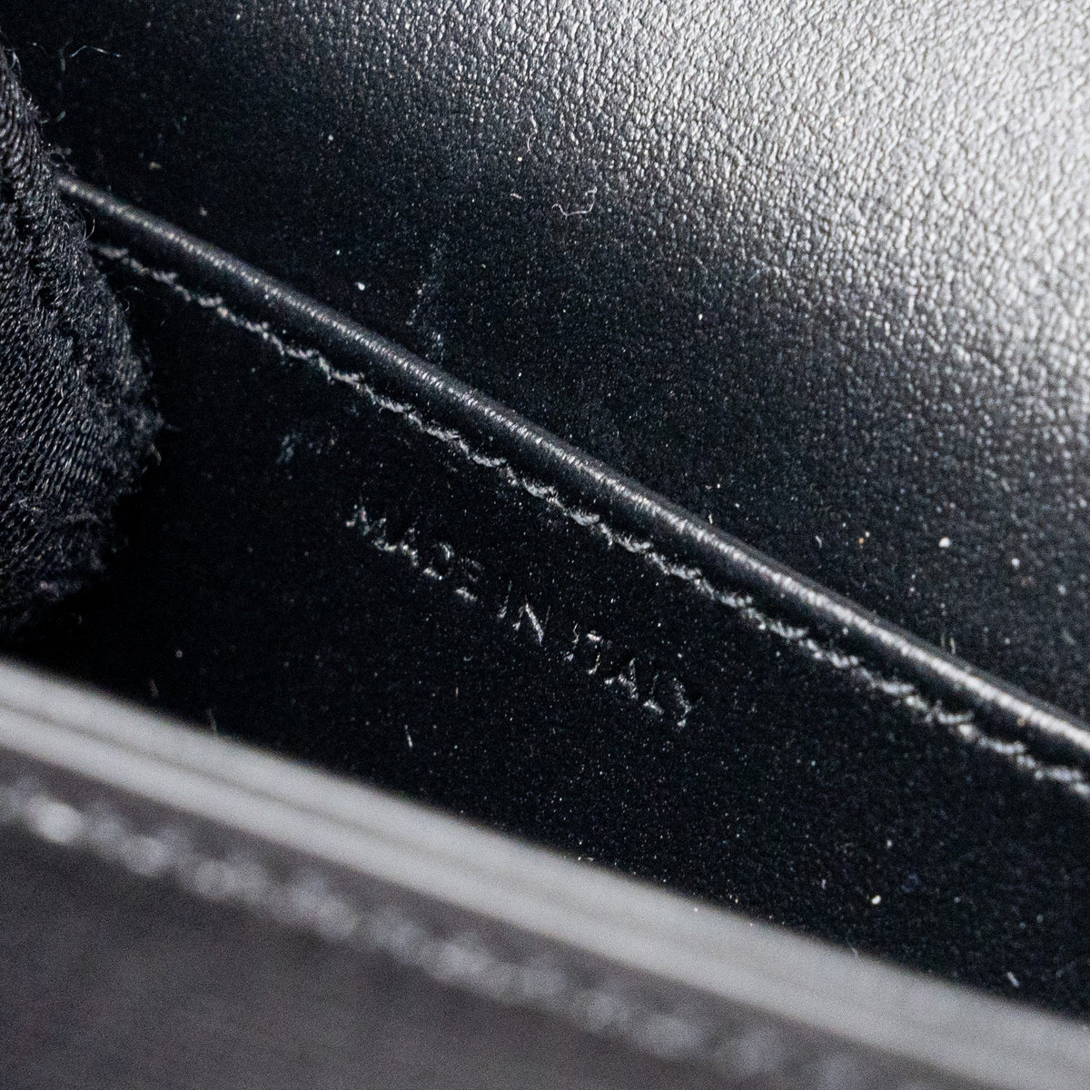 Celine Claude Shiny Calfskin Black GHW