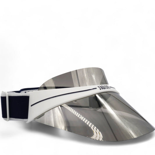 Dior Mirrored DiorClub1 Sun Visor Silver
