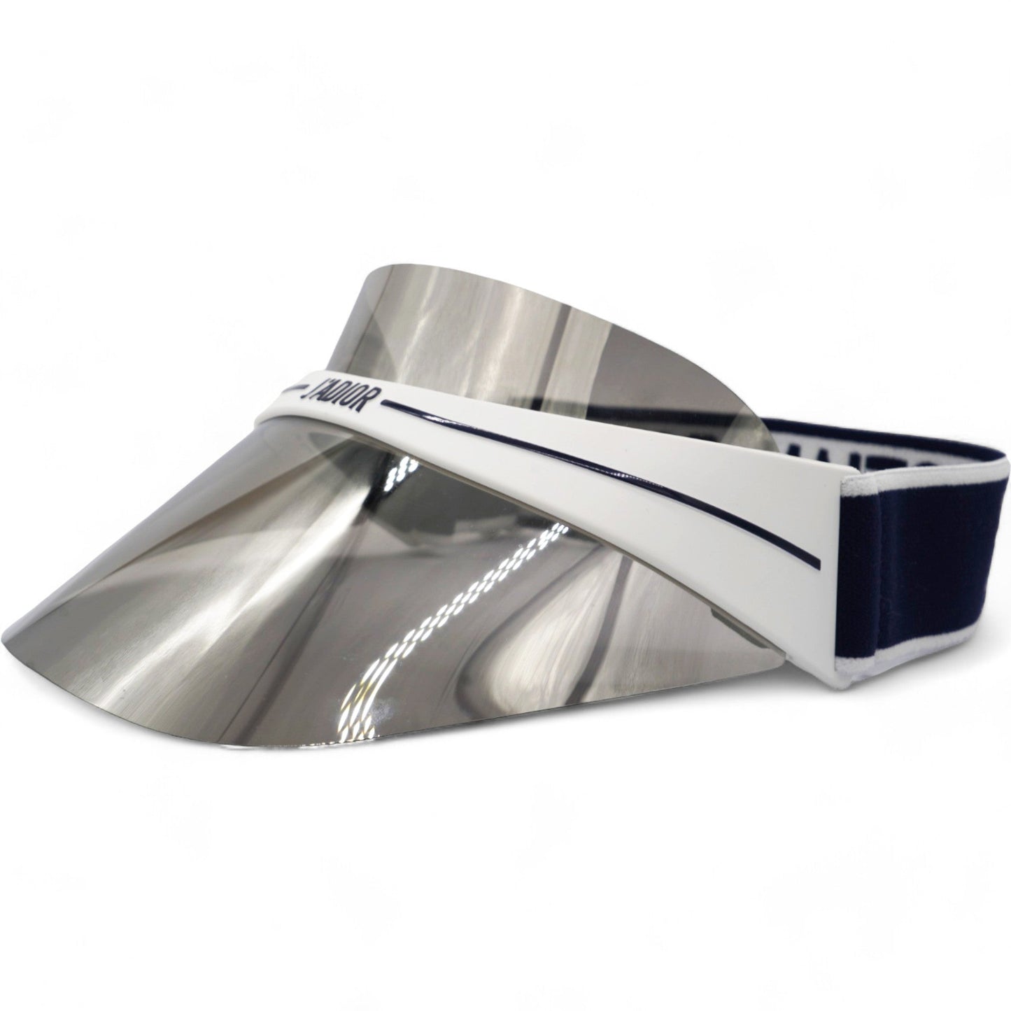 Dior Mirrored DiorClub1 Sun Visor Silver
