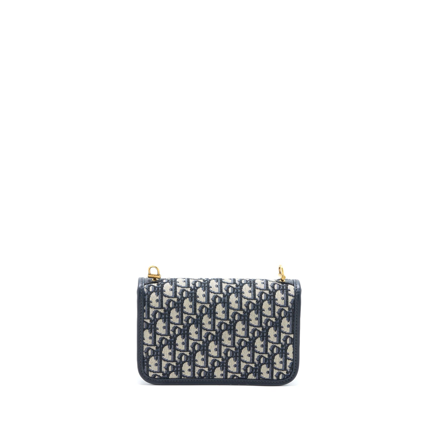 Dior Addict Flap Bag Blue Dior Oblique Jacquard GHW