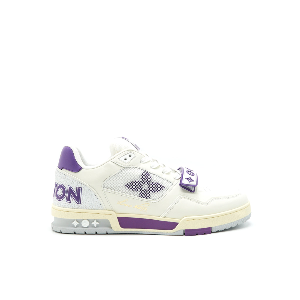Louis Vuitton Size 9 Trainer Sneaker Violet Mesh