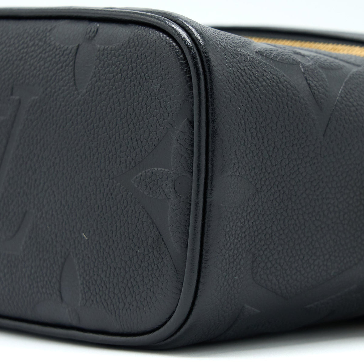 Louis Vuitton Vanity PM Monogram Empreinte Calfskin Black GHW