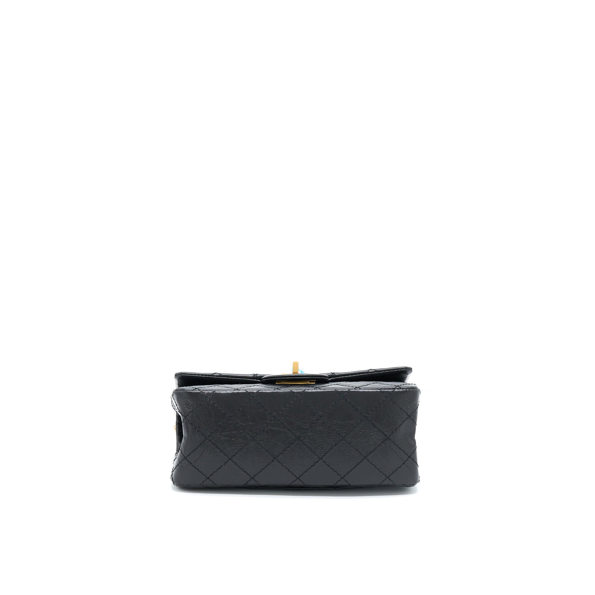 Chanel Mini 2.55 Reissue Flap Bag Aged Calfskin Black GHW (Microchip)