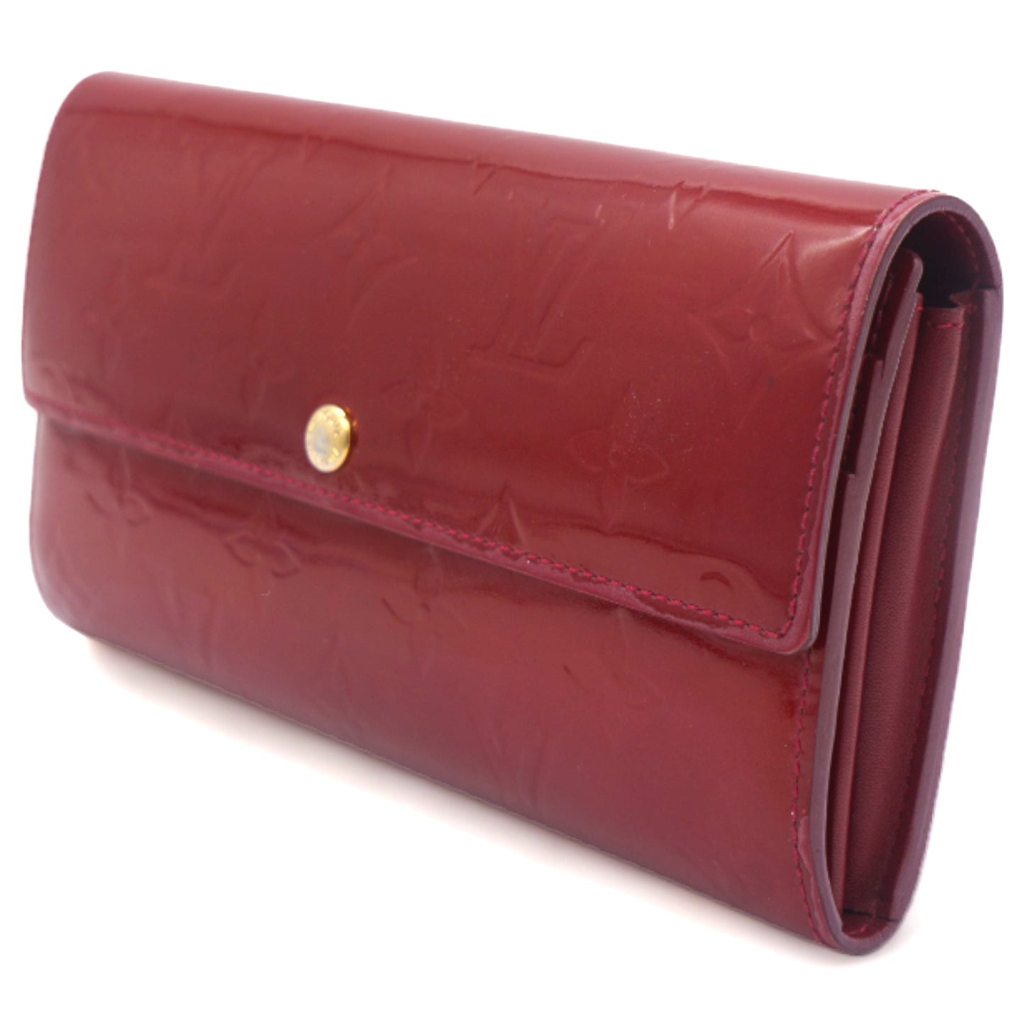 Monogram Vernis Sarah Wallet Pomme D’Amour