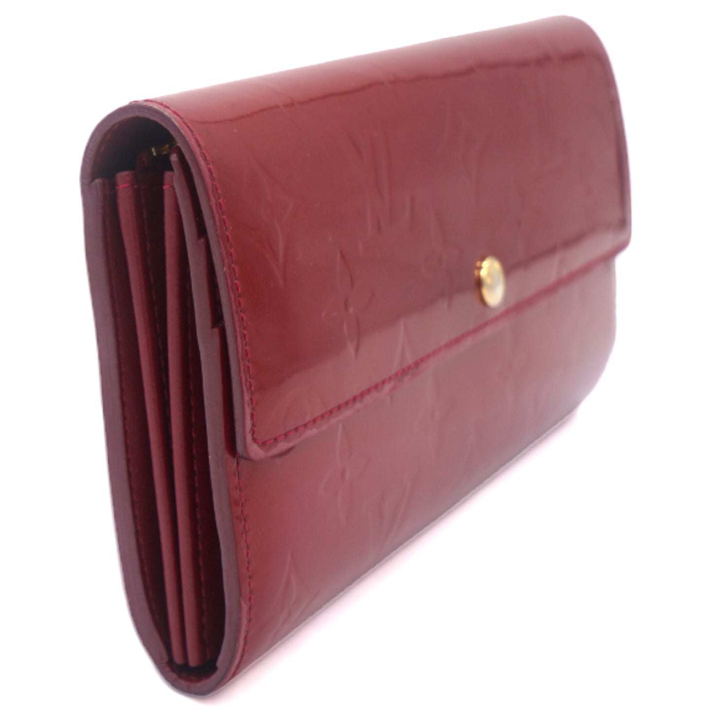 Monogram Vernis Sarah Wallet Pomme D’Amour