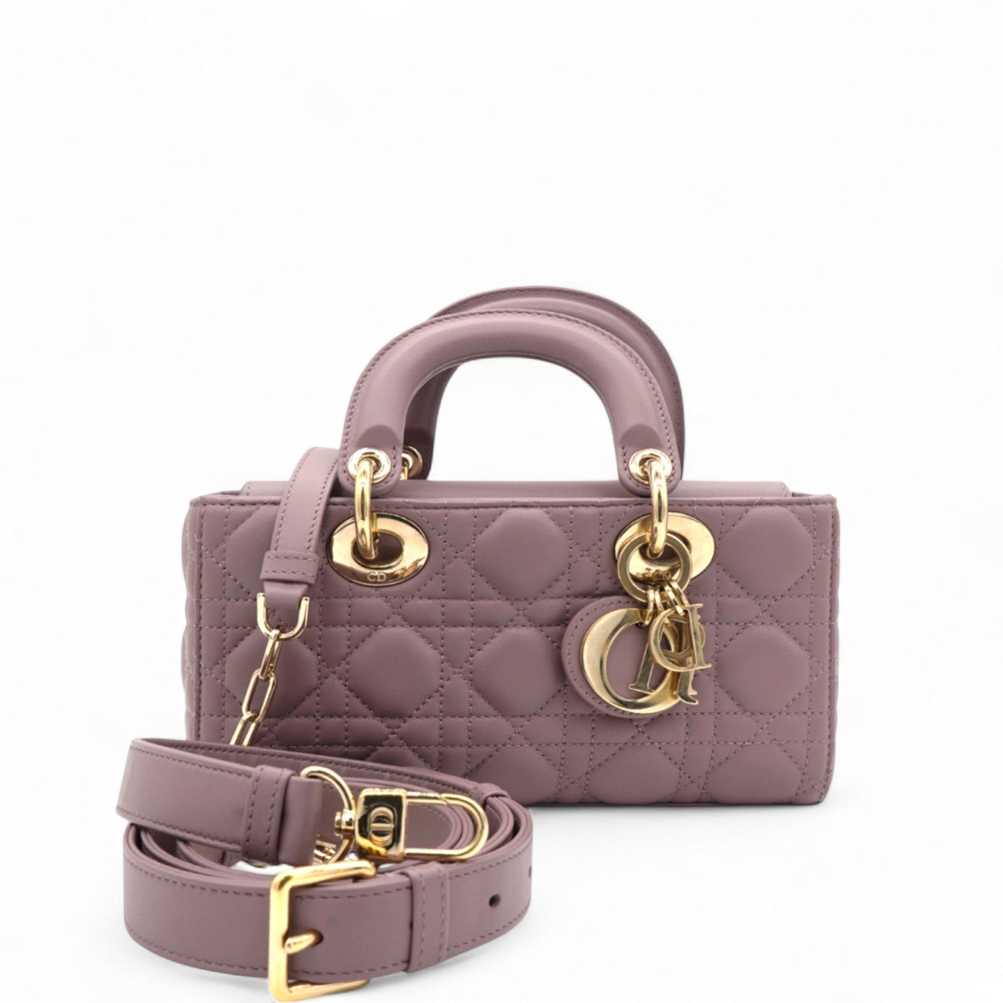 Lambskin Cannage Dioramour Lady D-Joy Purple