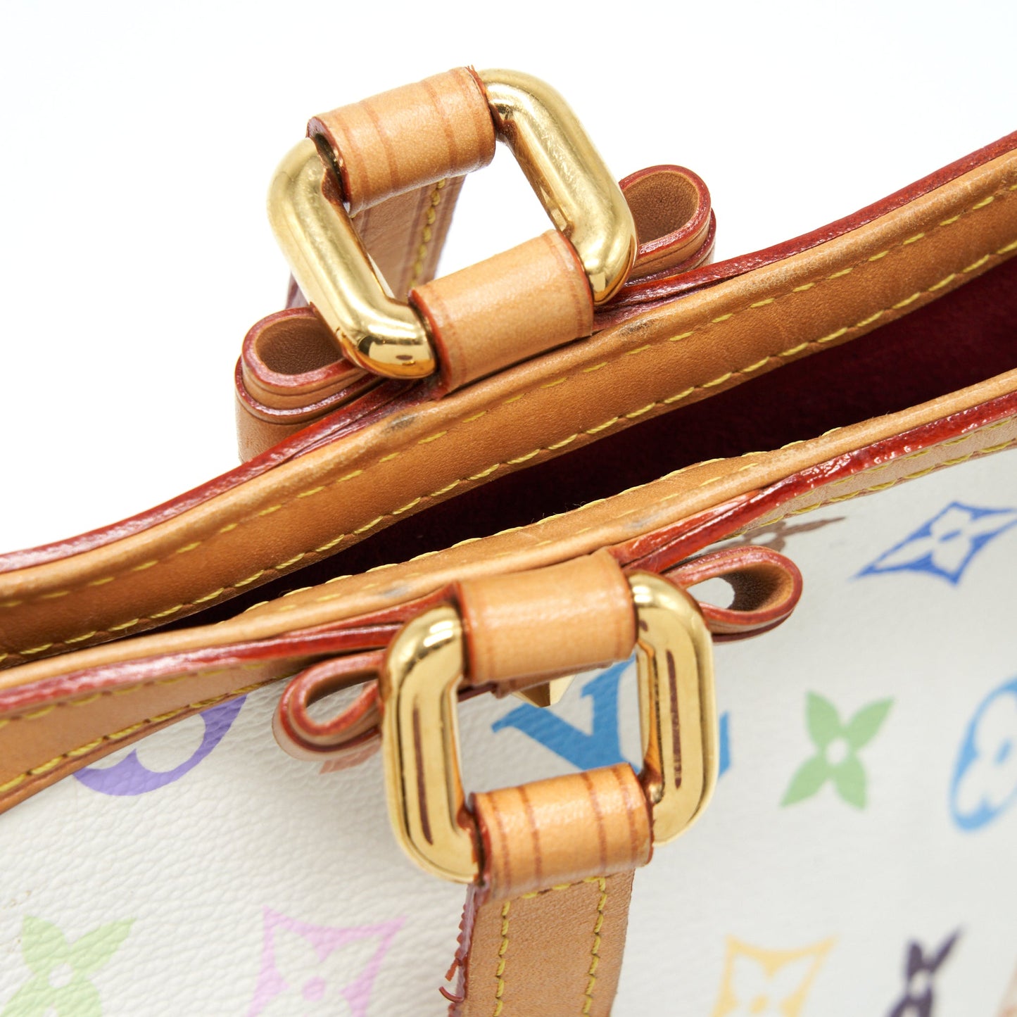Louis Vuitton Tote Bag White Monogram Multicolour GHW