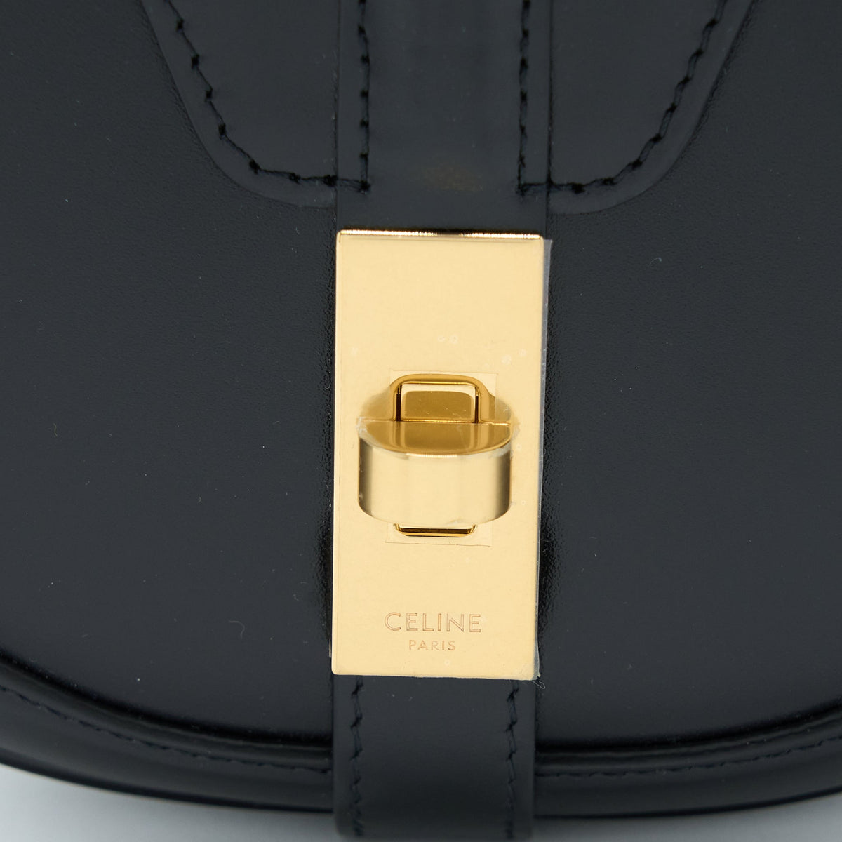 Celine Besace Bag Calfskin Black GHW