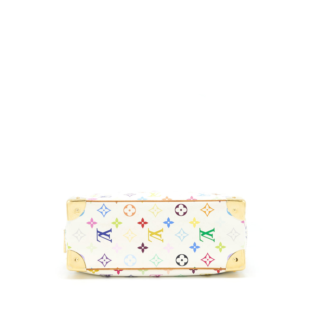 Louis Vuitton Vintage Bowling Bag White/ Multicoloured