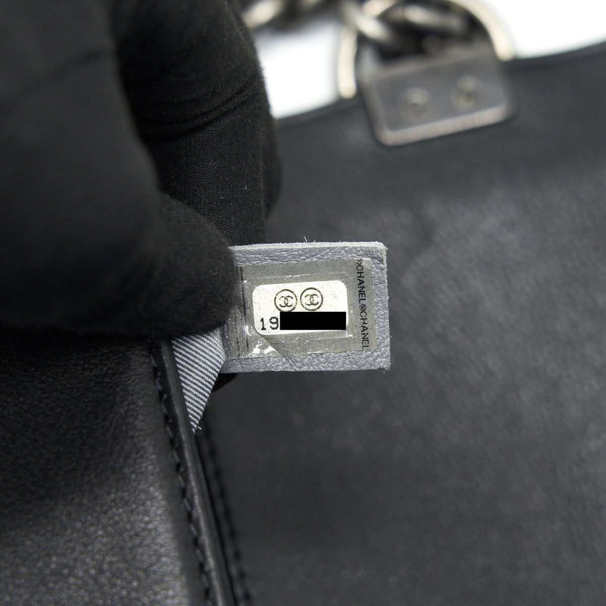 Chanel medium boy Chanel Handbag Black ruthenium hardware