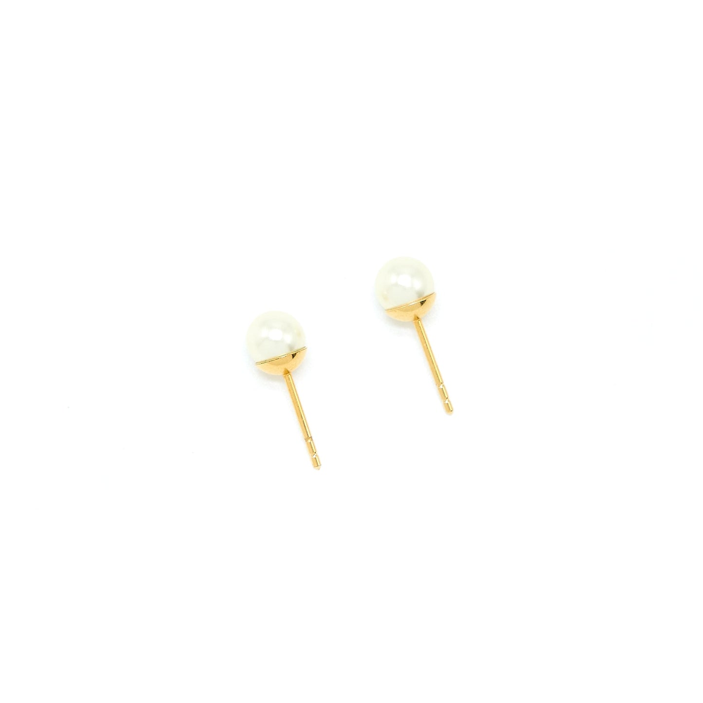 Dior CD Logo Dropped Earring Pearl/Crystal Gold Tone