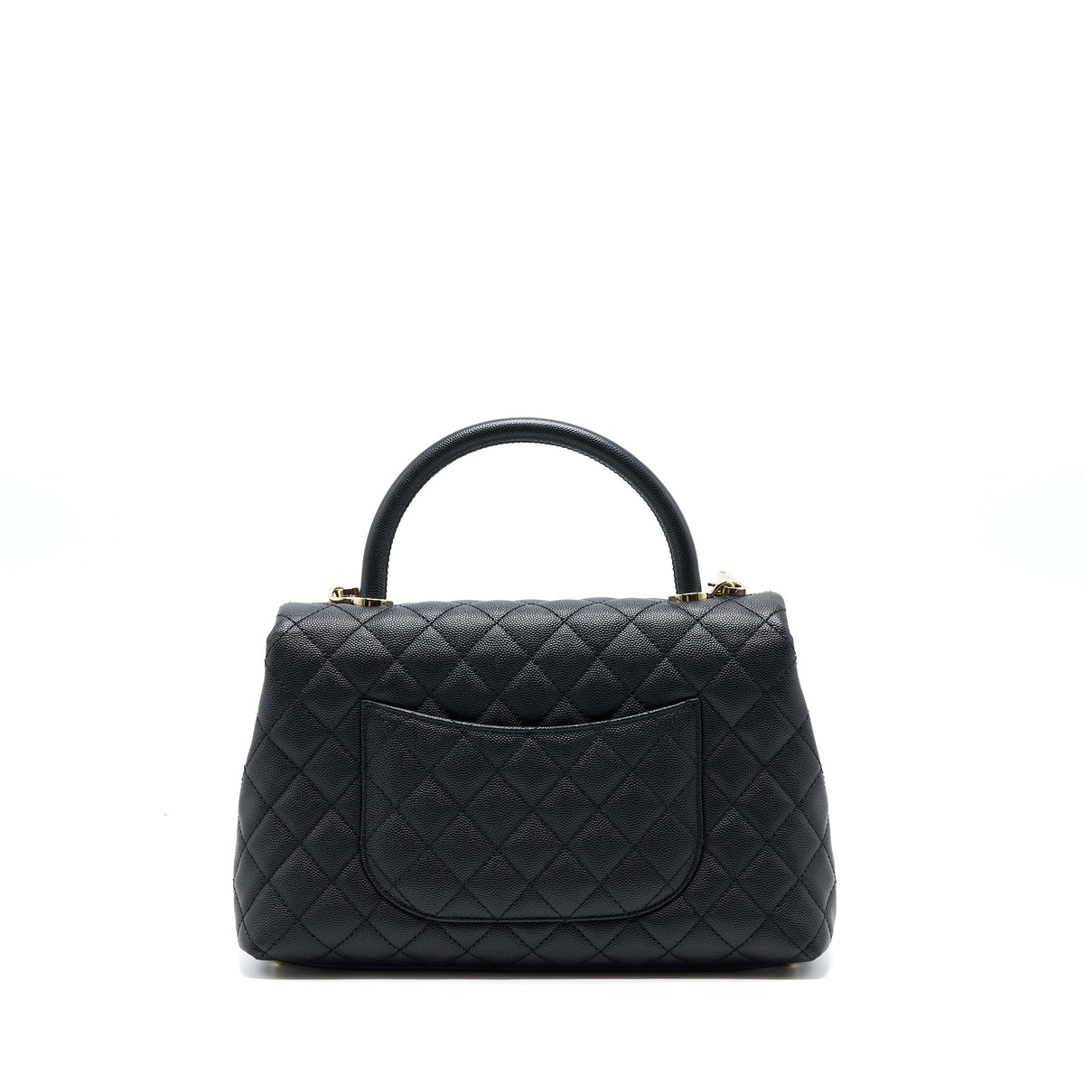 Chanel Medium Coco Handle Caviar Black LGHW