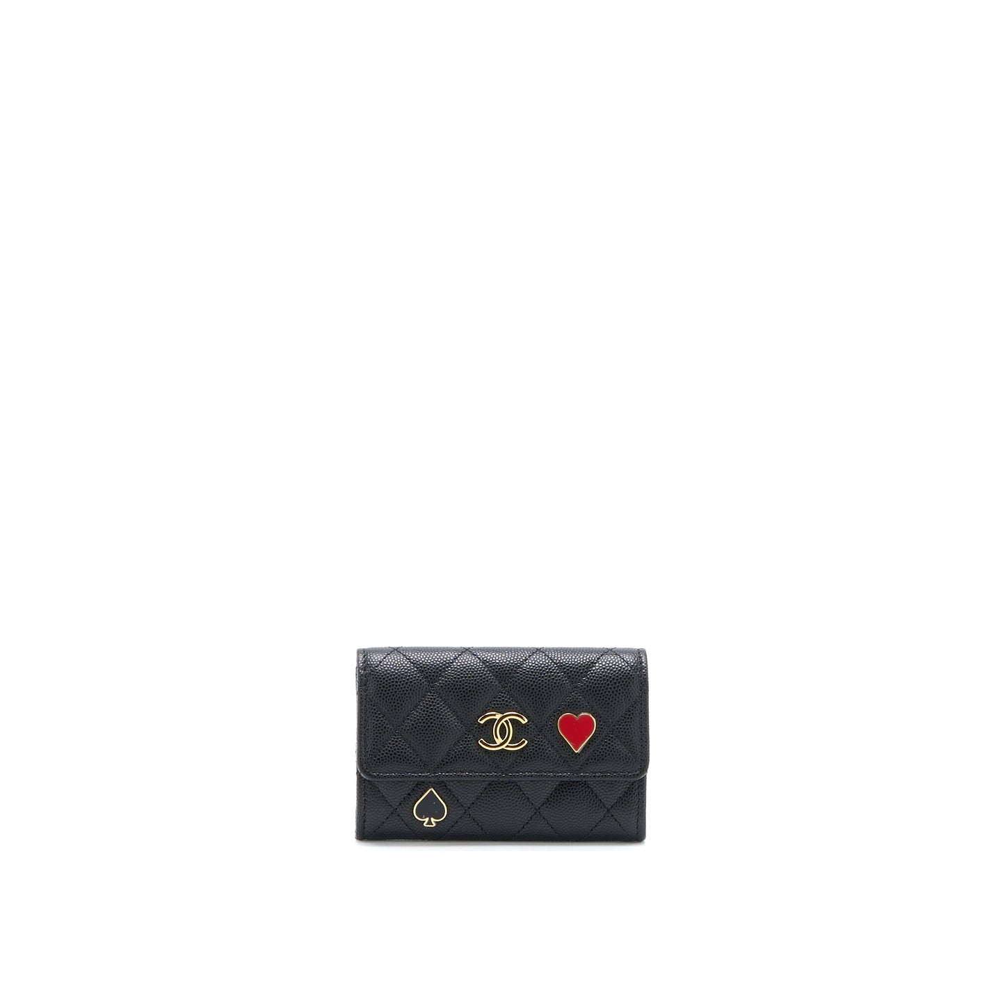 Chanel 23C Limited Edition  Holder Caviar Black GHW (Microchip)