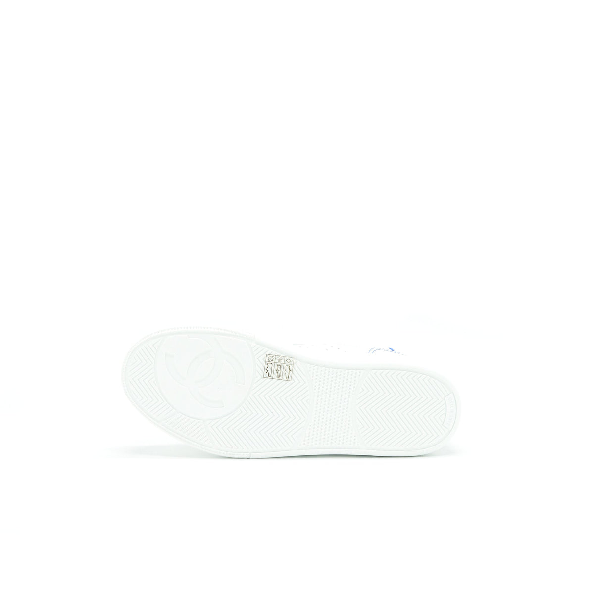 Chanel Size37.5 21ss Trainers White/ Light Blue