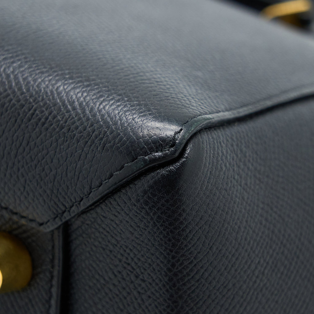 Celine Mini Belt Bag Grained Calfskin Black GHW