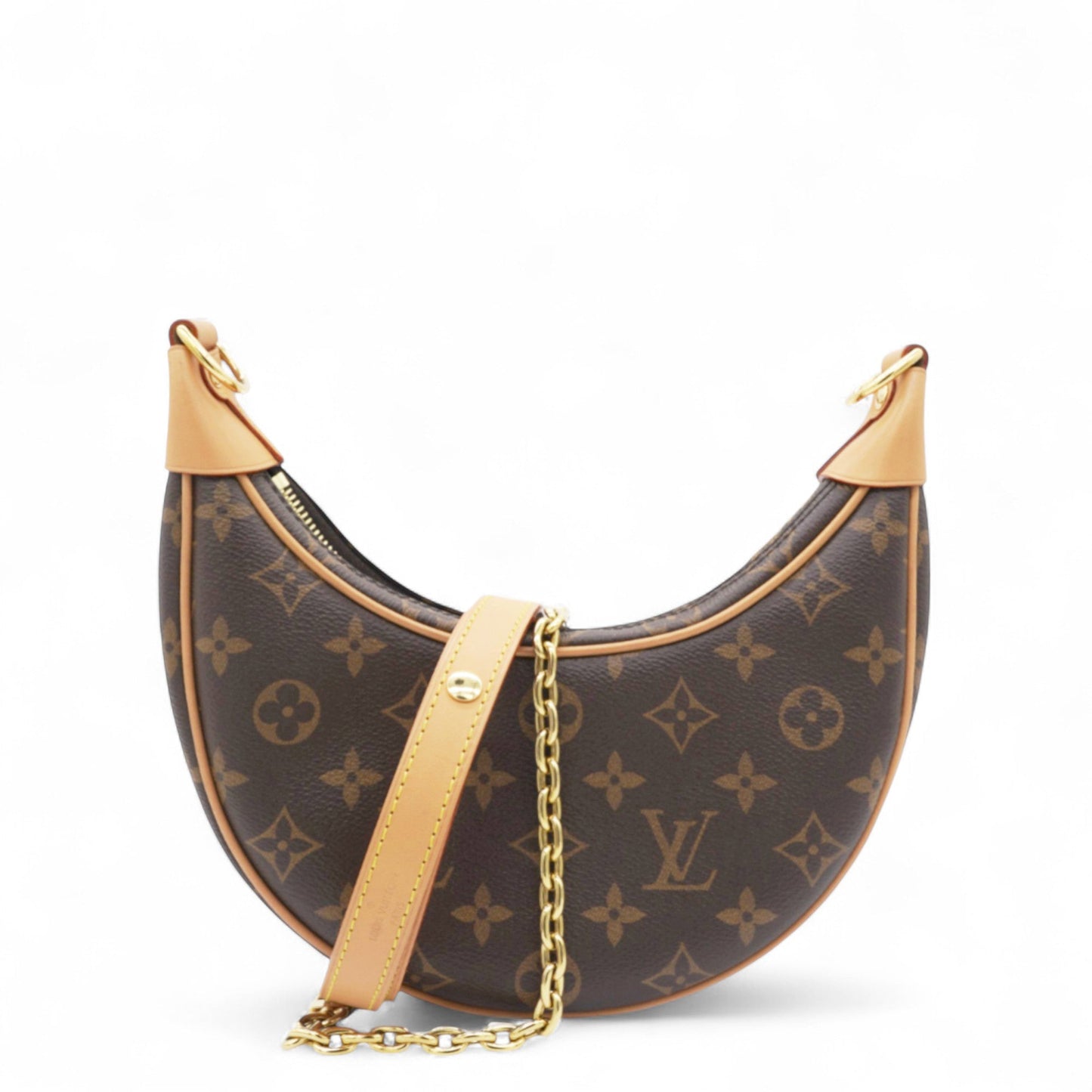 Monogram Loop Shoulder Bag Brown