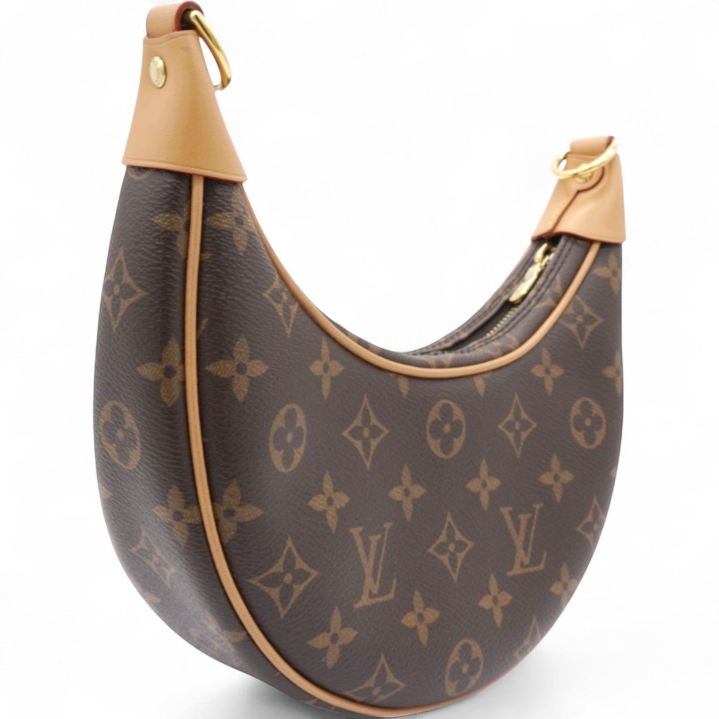 Monogram Loop Shoulder Bag Brown
