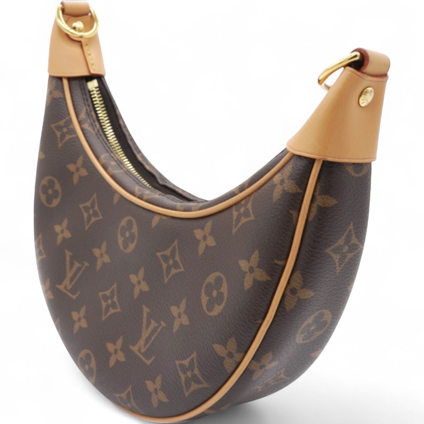 Monogram Loop Shoulder Bag Brown