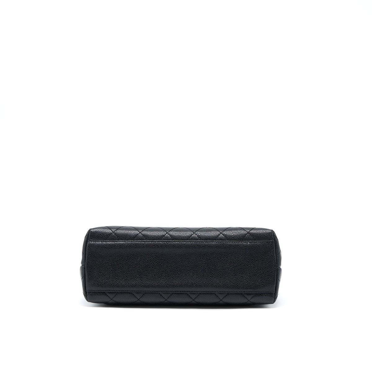 Chanel Vintage Top Handle Flap Bag Caviar Black GHW