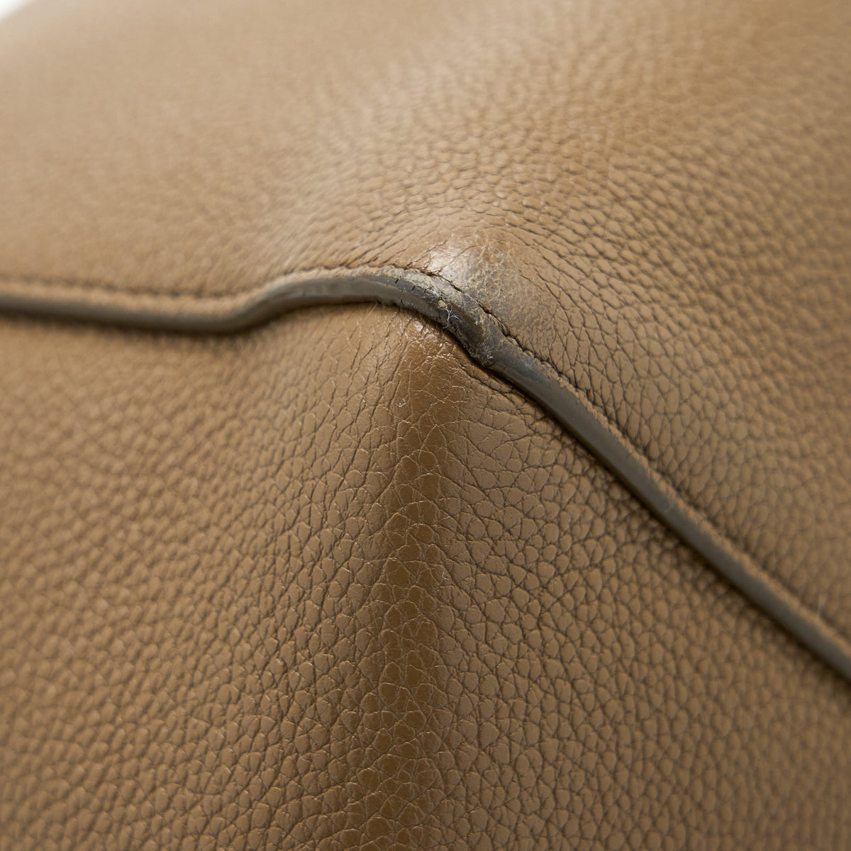 Celine Small Cabas Phantom Calfskin Taupe SHW