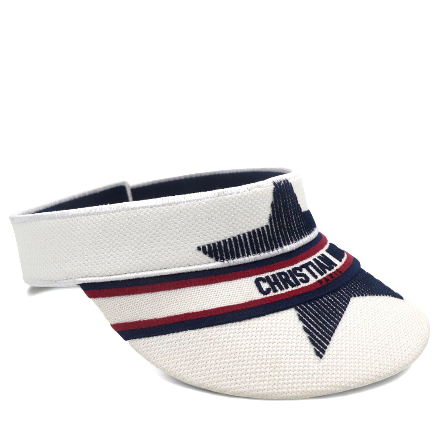 Dior Toile Star Logo Visor White