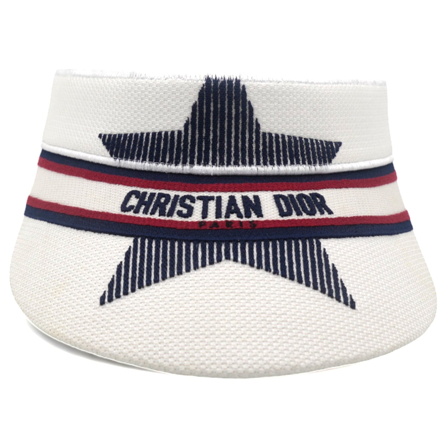 Dior Toile Star Logo Visor White