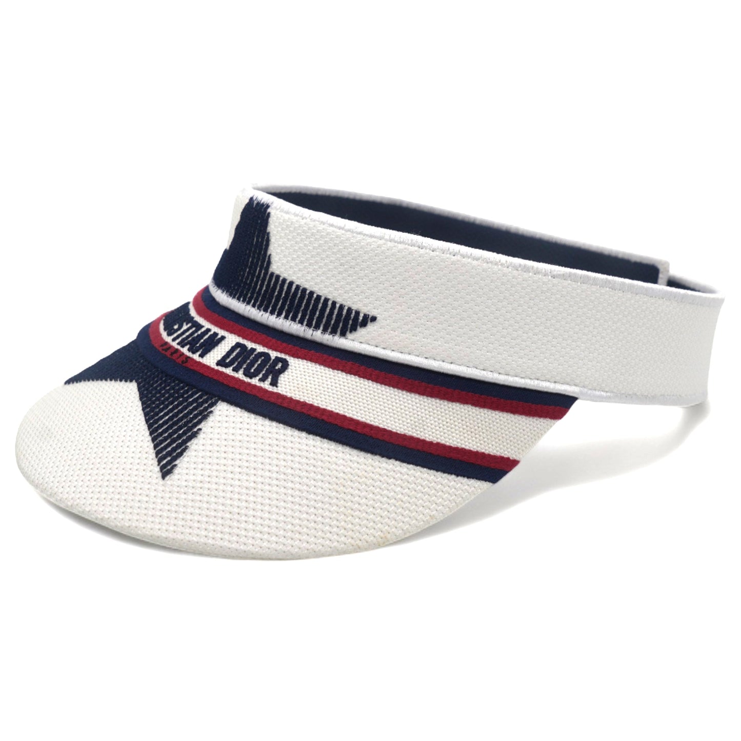 Dior Toile Star Logo Visor White