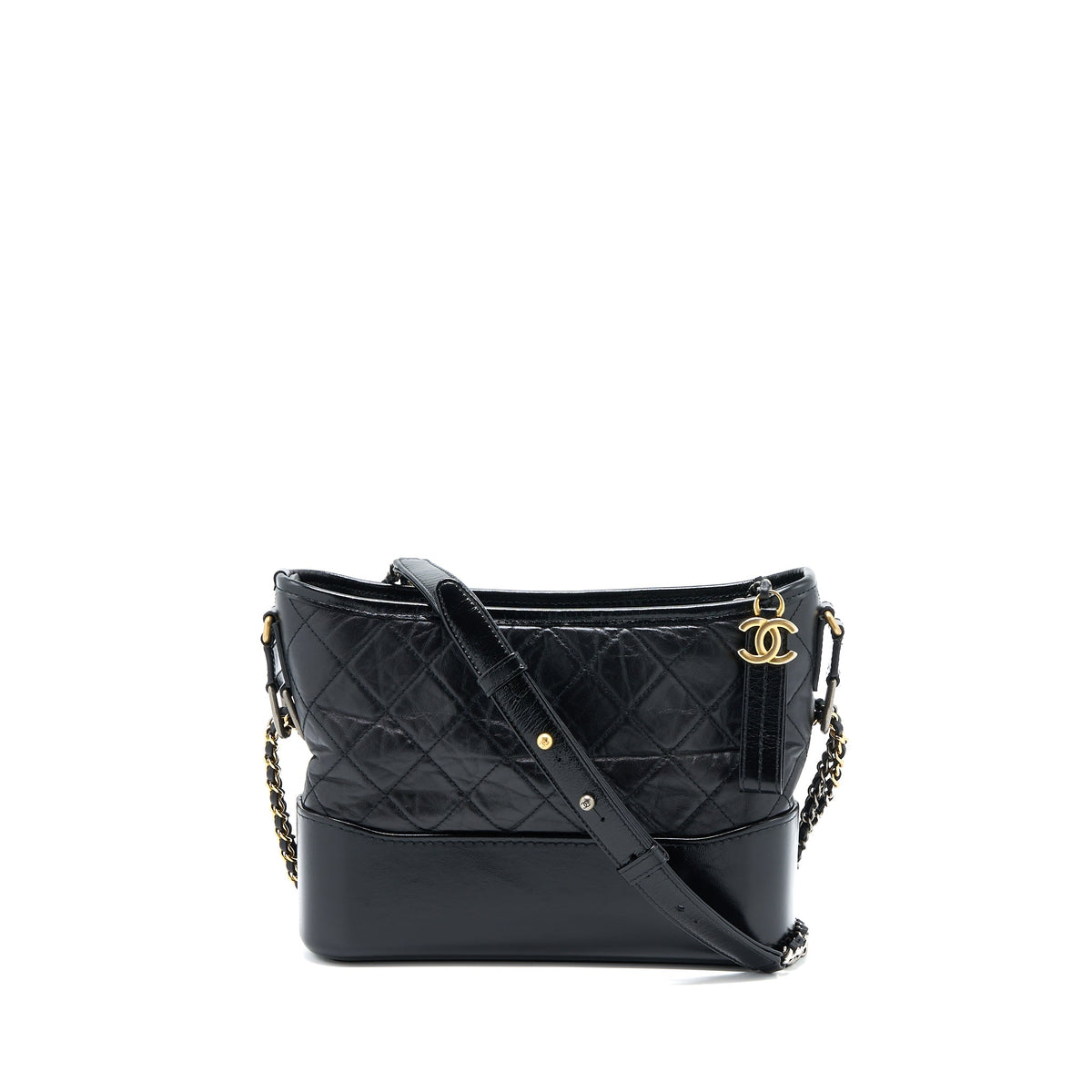 Chanel New Medium Gabrielle Hobo Bag Aged Smooth Calfskin Multicolour Hardware