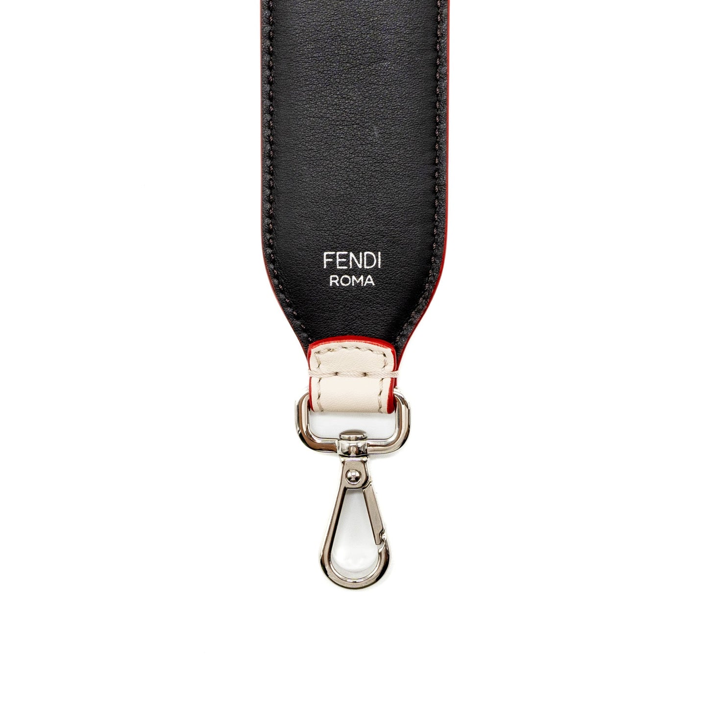 Fendi Fendi Letter Wide Shoulder Strap Light Pink SHW