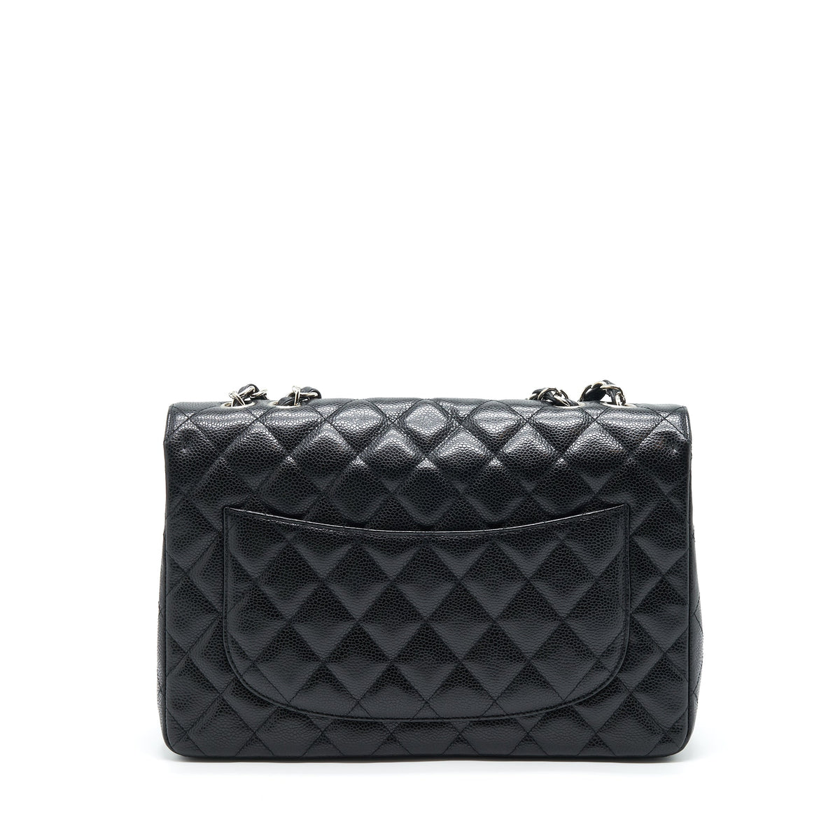 Chanel Jumbo Single Flap Bag Caviar Black SHW