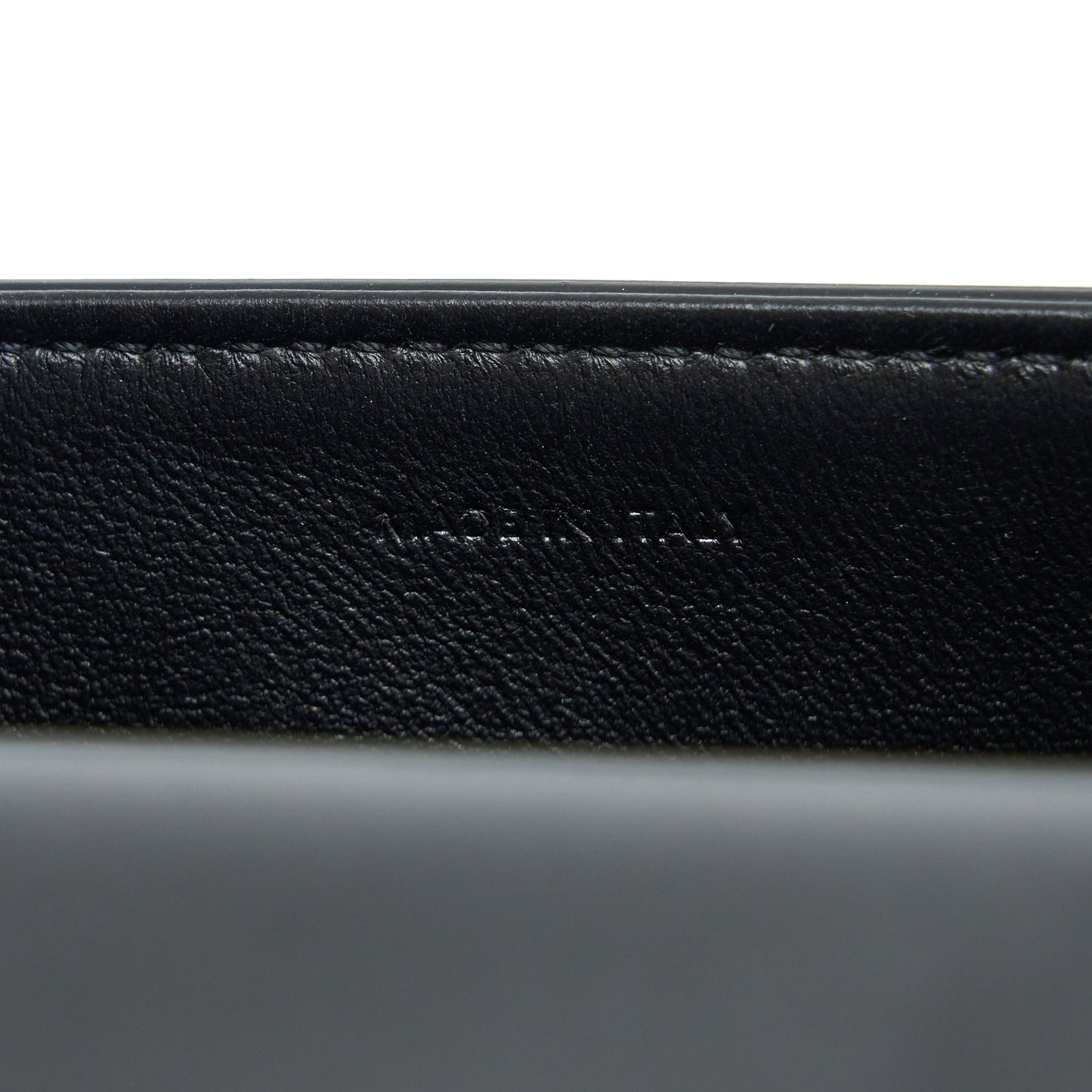 Celine Triomphe Shoulder Bag Calfskin Black GHW