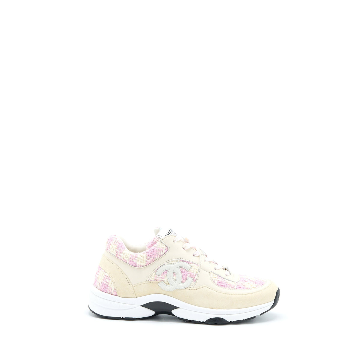 Chanel Size 37.5 Trainers Tweed/Suede/Calfskin Multicolour