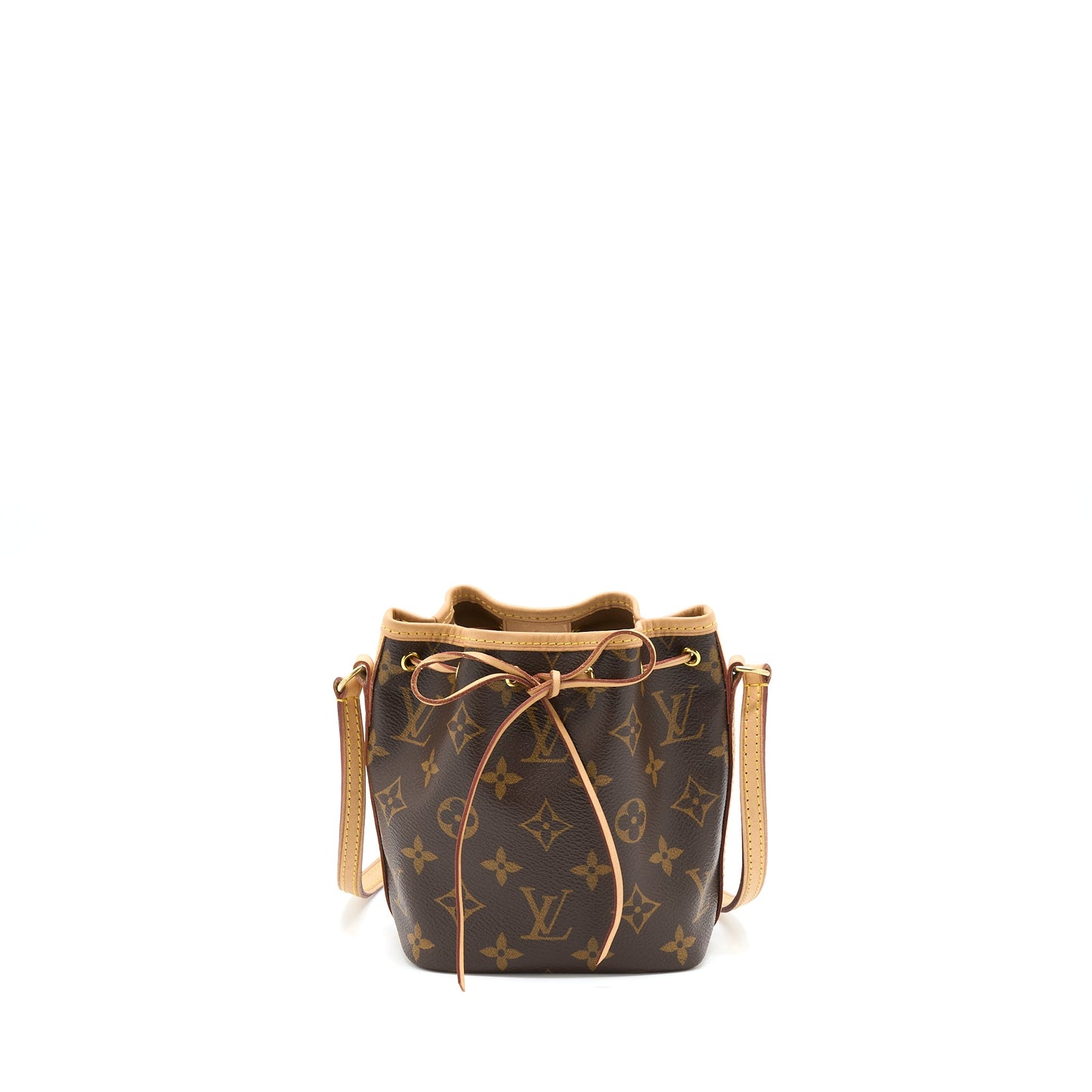 Louis Vuitton Nano Noe Monogram Canvas GHW