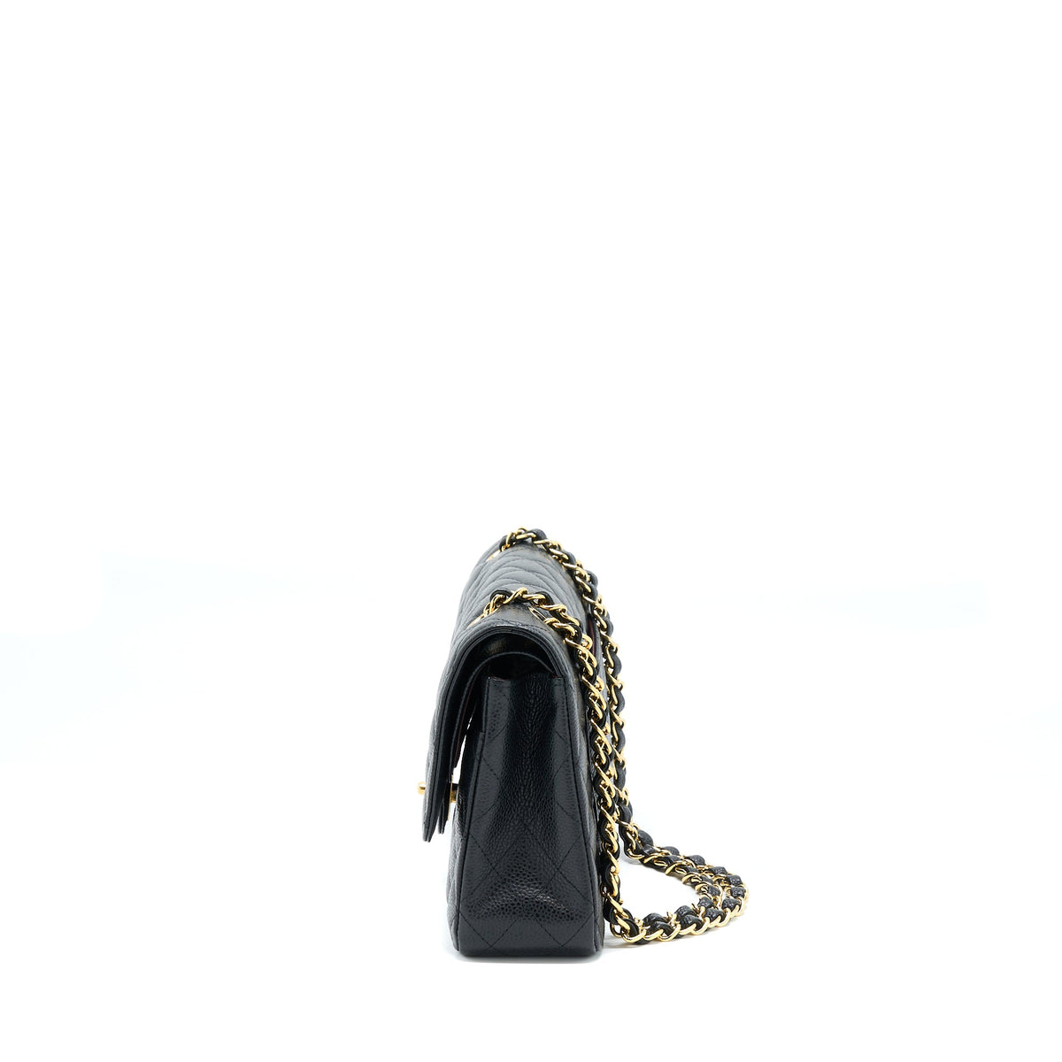 Chanel Medium Classic Double Flap Caviar Black GHW
