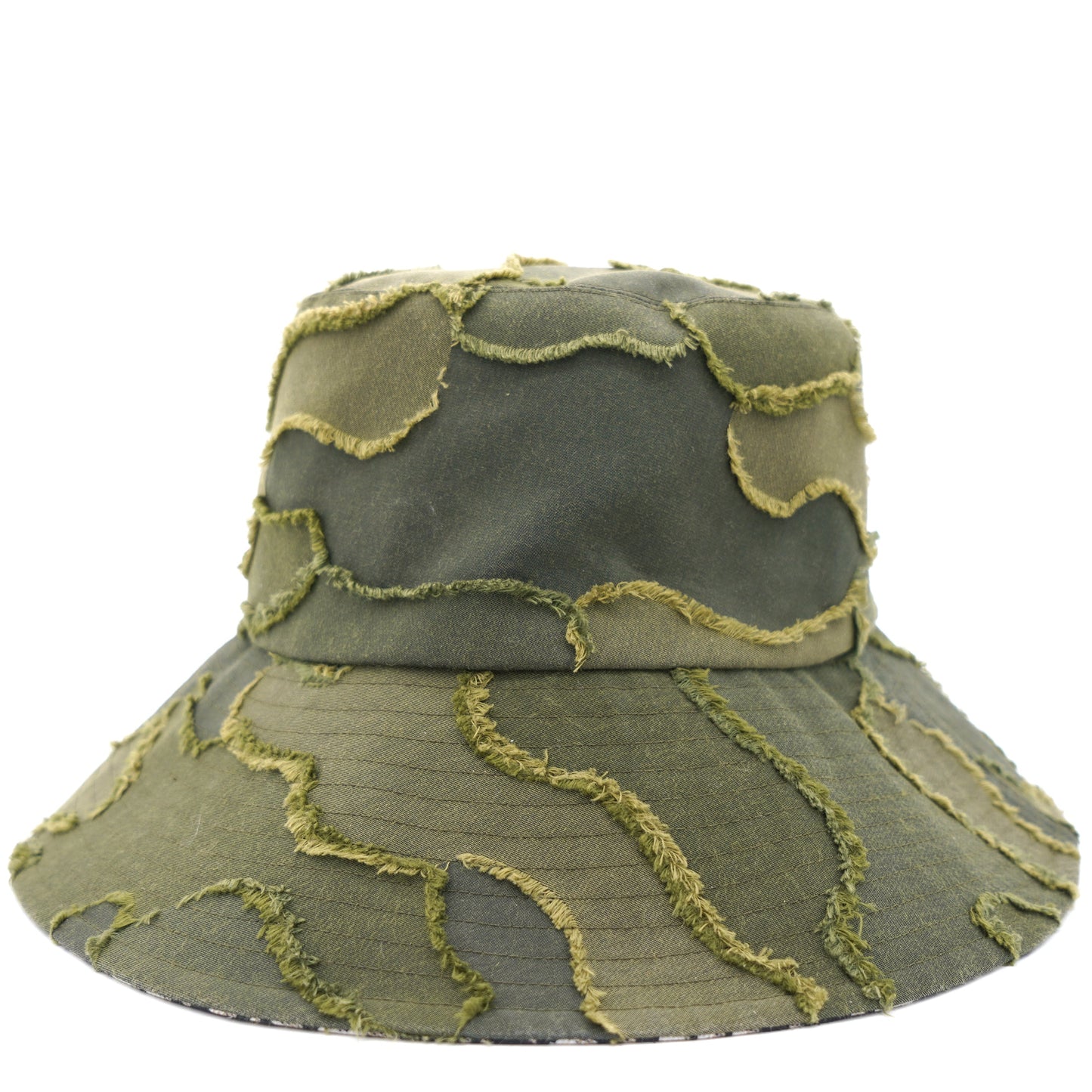 Dior Camouflage Logo Bucket Hat 57 Green