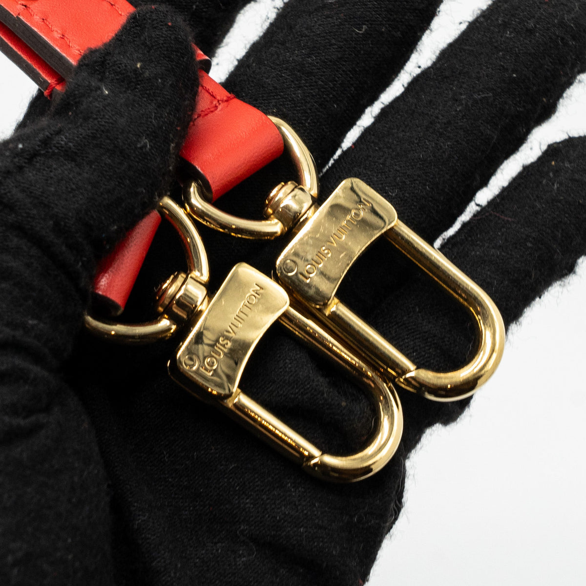 Louis Vuitton neonoe monogram canvas / red GHW