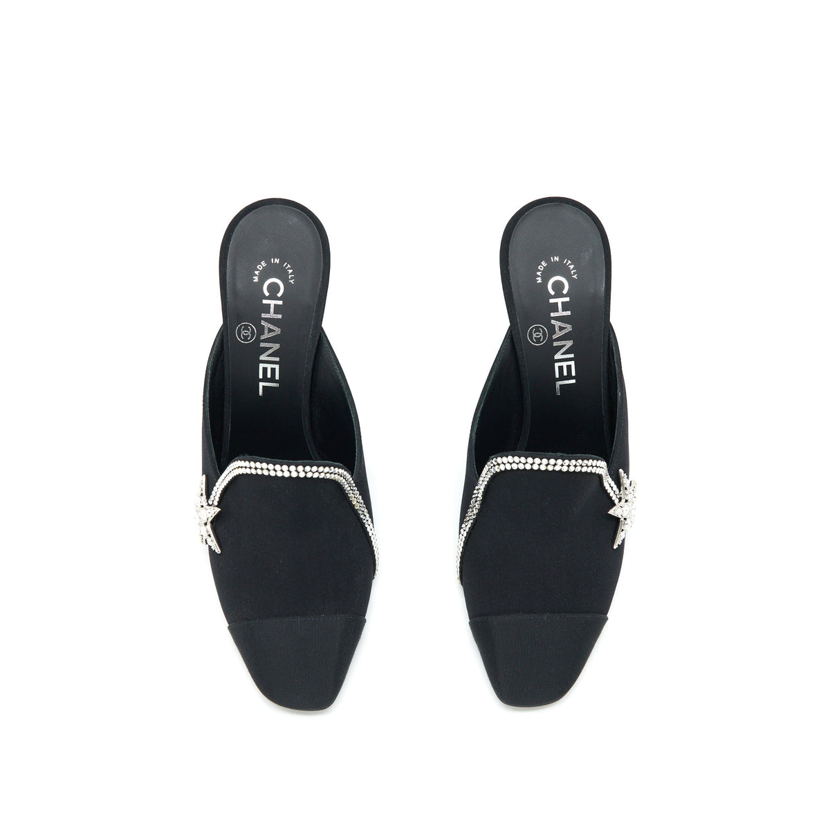 Chanel size 37 Star Suede High heel Loafer