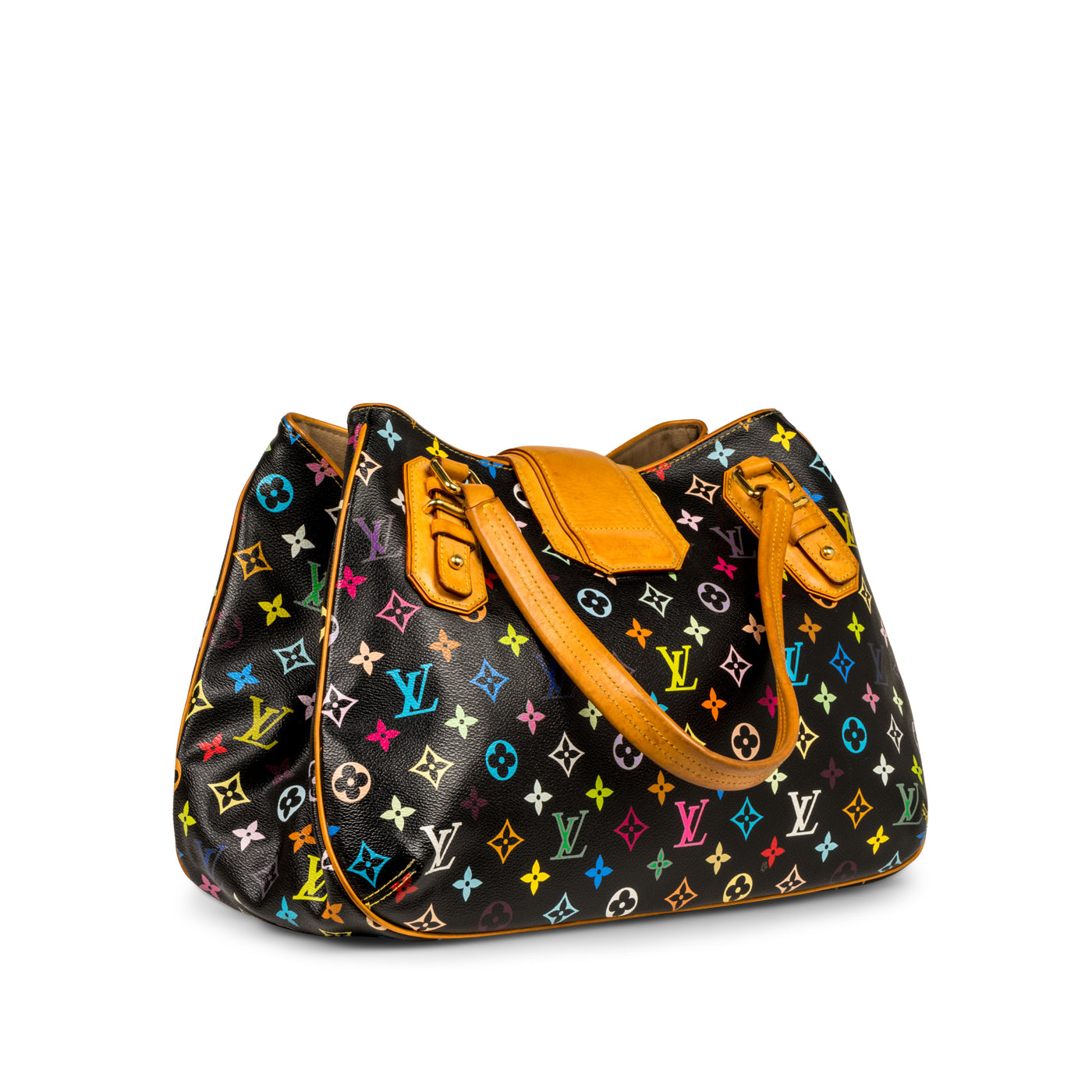 Multicolour Monogram Canvas Tote