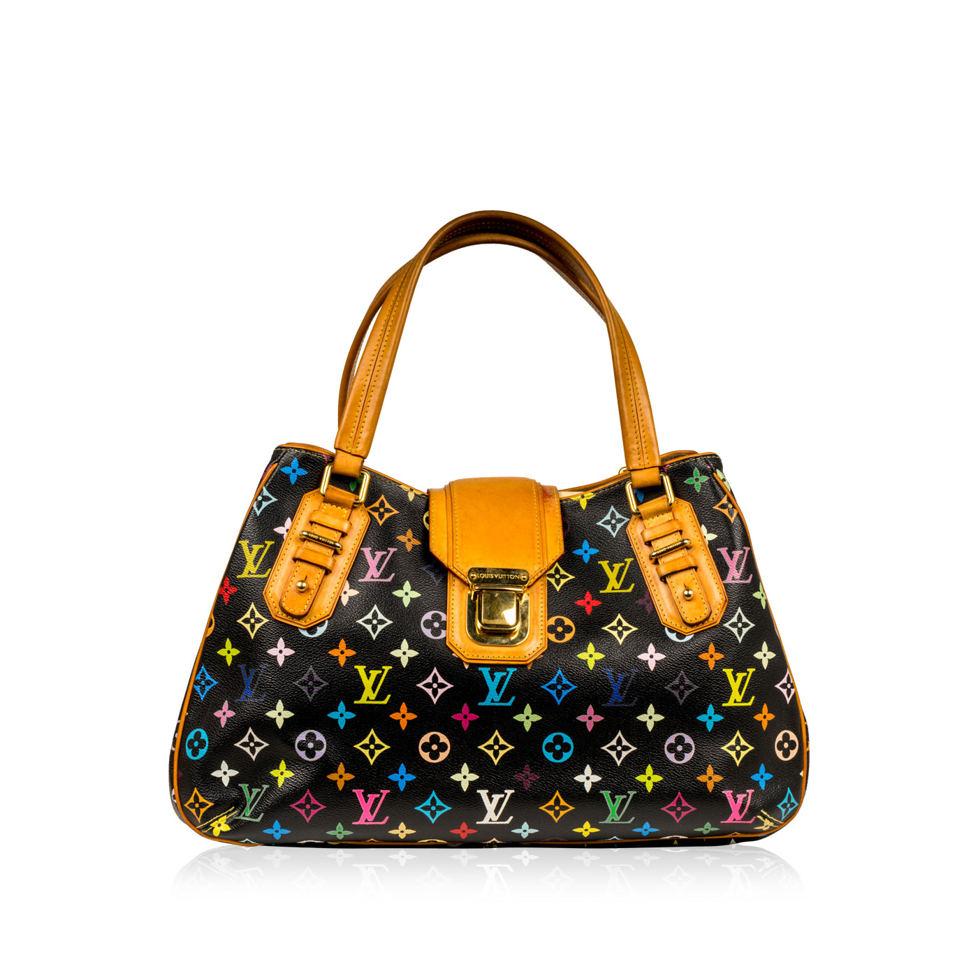 Multicolour Monogram Canvas Tote