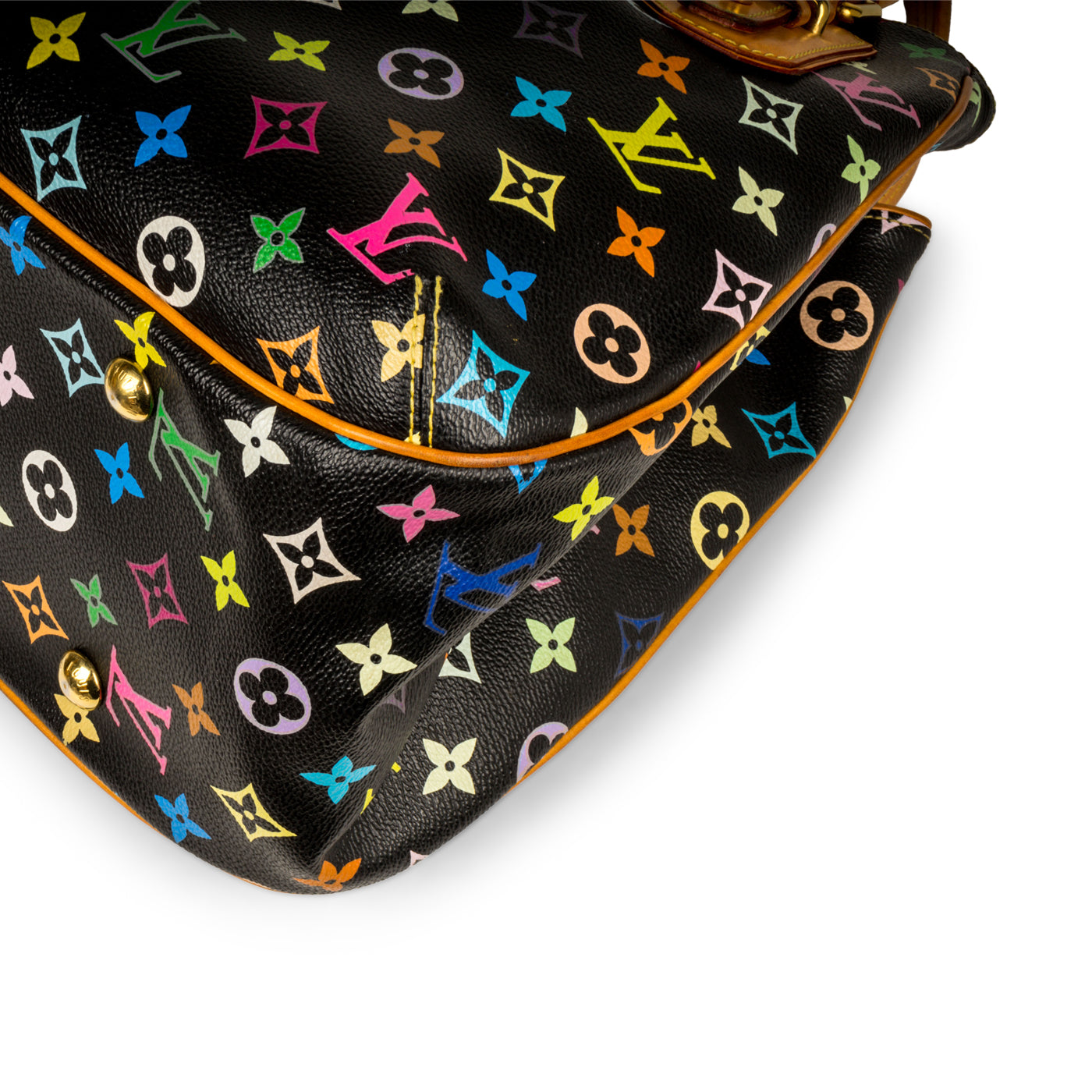 Multicolour Monogram Canvas Tote