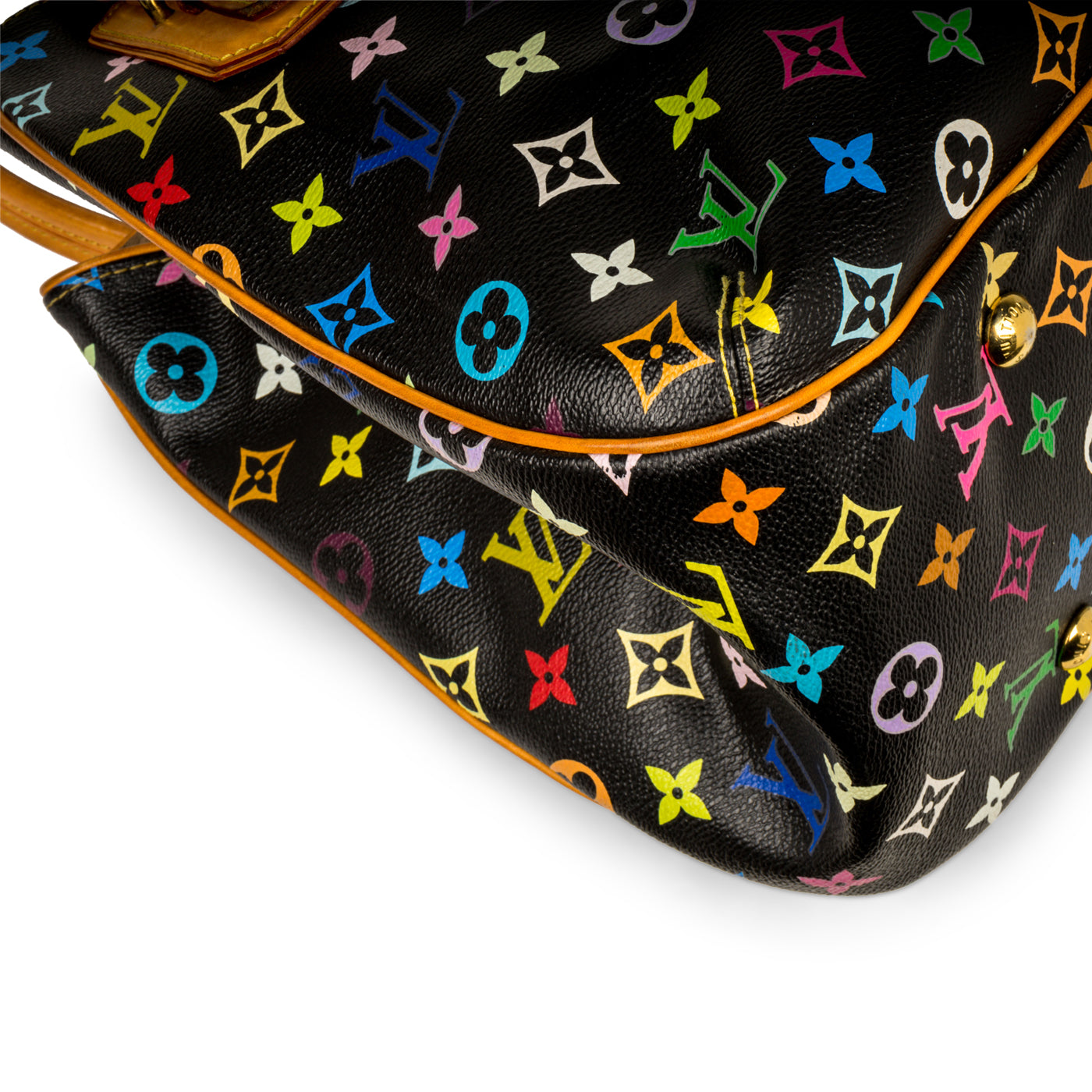 Multicolour Monogram Canvas Tote