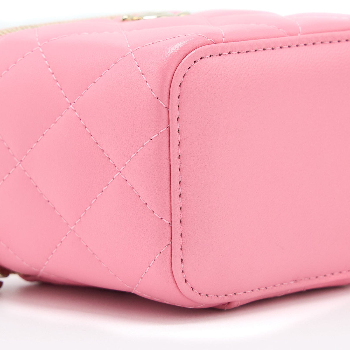 Chanel Mini Trendy CC Vanity with Chain Lambskin Pink LGHW
