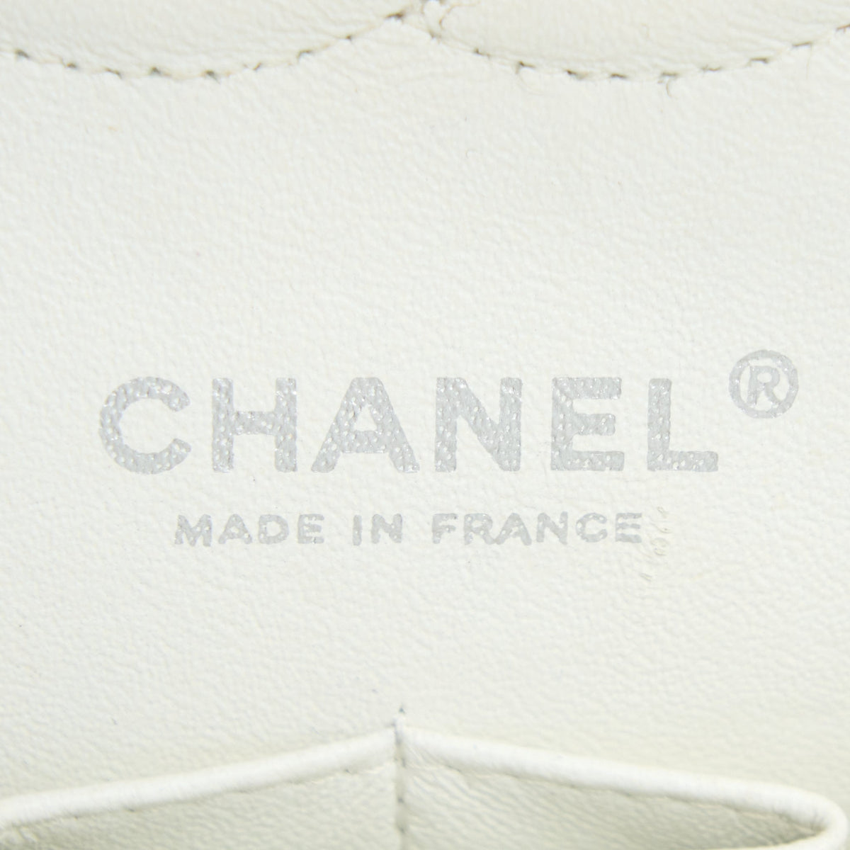 Chanel Medium Classic Flap Caviar White SHW