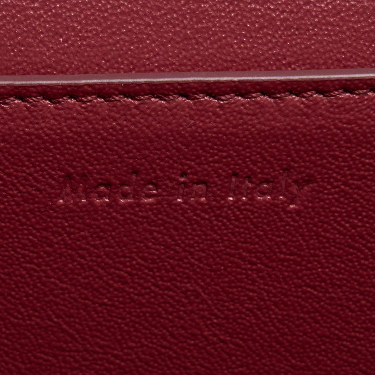 Celine Frame Bag Calfskin Ruby/Nude GHW