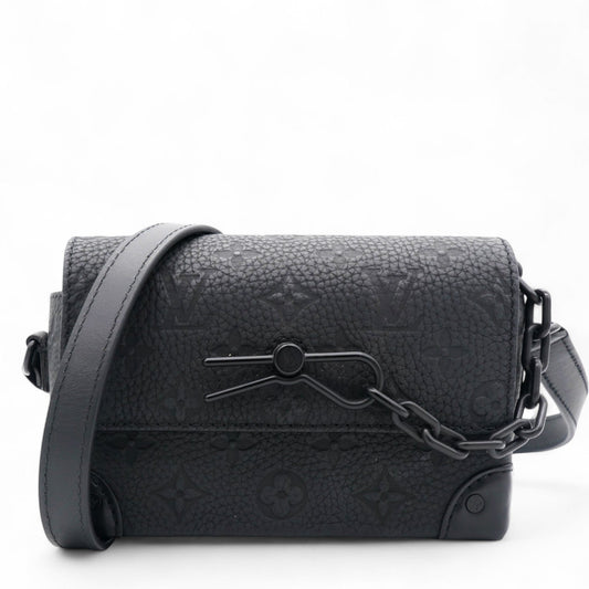 Taurillon Monogram Steamer Wearable Wallet Black