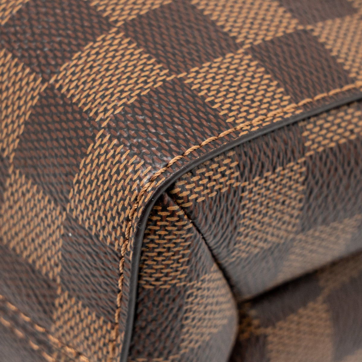 Louis Vuitton Vavin PM Damier Ebene Canvas Cream White GHW