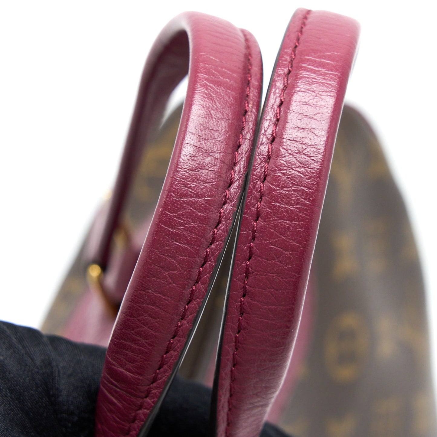Louis Vuitton Top Handle Crossbody Tote Bag Monogram Canvas GHW
