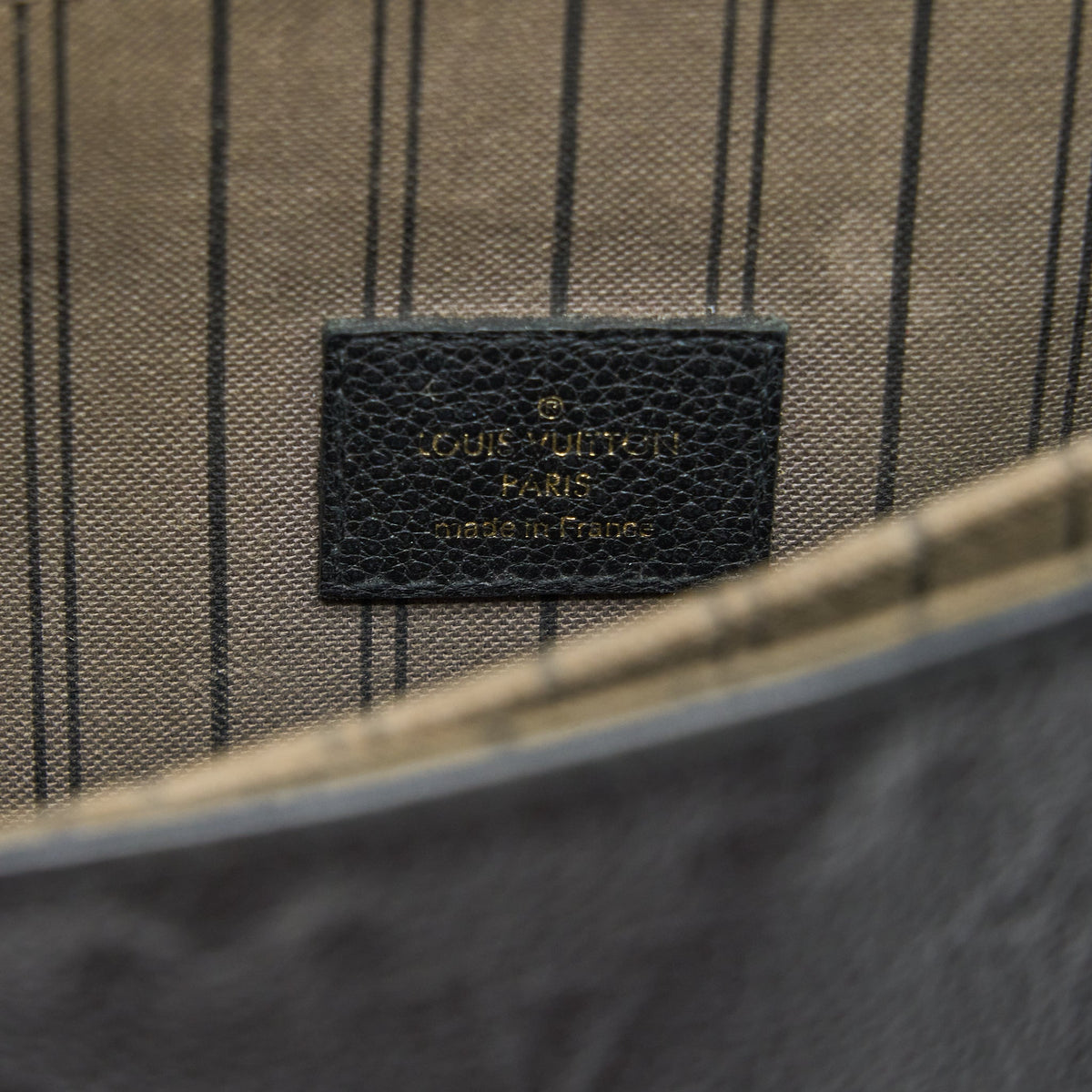 Louis Vuitton Pochette Métis Monogram Empreinte Black GHW
