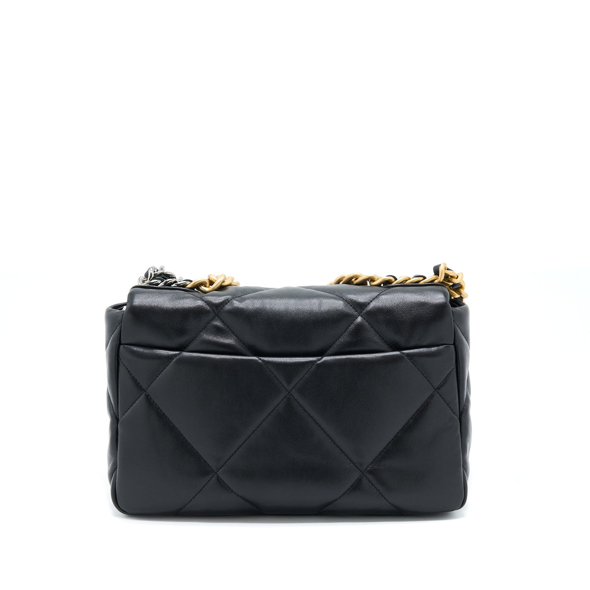 Chanel Small 19 Bag Lambskin Black Multicolour Hardware (Microchip)